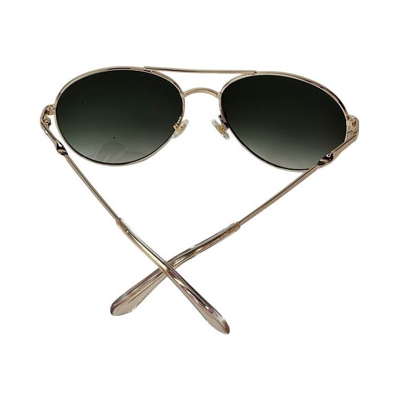 Kate Spade joshelle 60mm aviator sunglasses (Gold/ Nude/ Green)